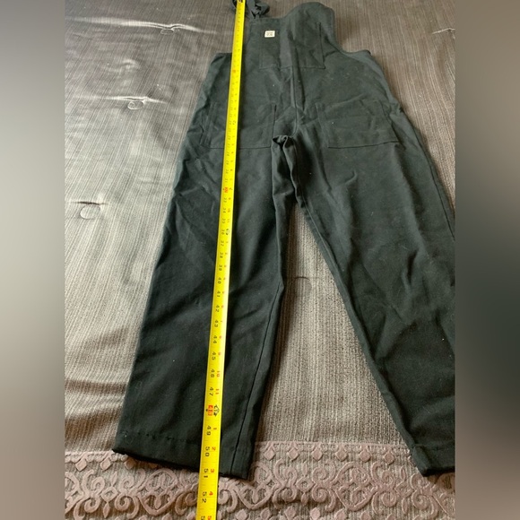 Lucy & Yak Emmy Organic Cotton Overall Dungarees Black - Picture 15 of 16